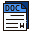 doc, word, file, format, extension, document, archive