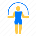 athletic, exercise, fitness, jump rope