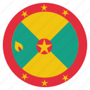 country, flag, grenada, national