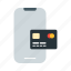 card, credit, mobile, payment 