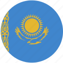 circle, kazakhstan, flag