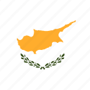 circle, cyprus, flag