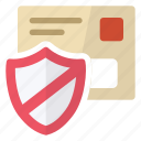 antivirus, mail, security, shield