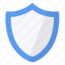 blue, contour, security, shield