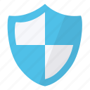 cyan, security, shield