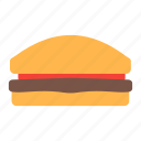 burger, food, meal, restaurant