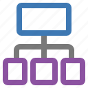 hierarchy, organigram, structure, chart, infographic, sitemap