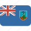 country, flag, montserrat, nation, rectangle, round 