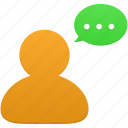 comment, bubble, chat, communication, message, speech, talk