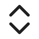 ic, fluent, chevron, up, down, filled