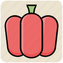 bell pepper, bulgarian, food, pepper, vegetable