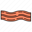 bacon, breakfast, food, meat