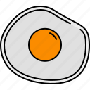 breakfast, egg, food