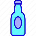 beer, bottle, container, drink, milk, sauce, water