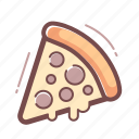 pizza, slice