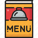 restaurant, menu, order, book, meal, food