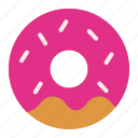 donut, food, bakery, sweet, doughnut, dessert, baked