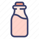 food, dish, milk, bottle, drink