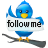 me, follow, social media, twitter, tweet, social, logo, bird