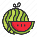 watermelon, fruit, healthy, organic, food