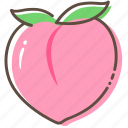 peach, fruit, healthy, food