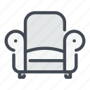 armchair, chair, furniture, households, interior, seat, sofa