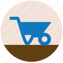 cart, construction, trolley