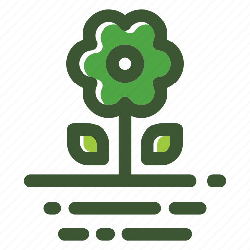 Blossom, floral, flower, green, plant, pot icon - Download on Iconfinder