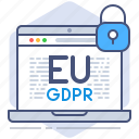 data, gdpr, lock, notebook, policy, privacy, secure