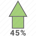 data, forty five, graphics, indicator, loading