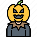 halloween, horror, pumpkin, pumpkin head