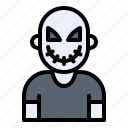 halloween, killer, mask, murderer, smiley