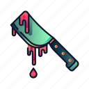 bloody, butcher, cleaver, halloween, horror, knife, murder