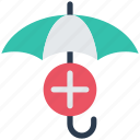 healthcare, umbrella, protection, medical, insurance