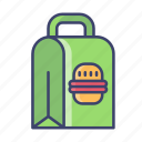 takeout, burger, hamburger, food, restaurant, order