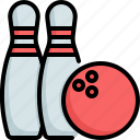 bowling, game, ball, sport, play, hobby, free time