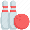 bowling, ball, game, sport, hobby, free time, play