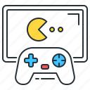 gaming, controller, game controller, pacman, video game, video gaming