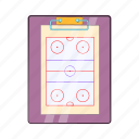 cartoon, coach, game, hockey, sport, strategy, team