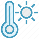 heat, holiday, summer, sun, temperature, thermometer, warm