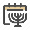 hanukkah, jewish, festival, menorah