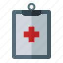 clipboard, healthcare, hospital, medical, report