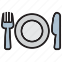 cutlery, fork, kitchen, knife, spoon, dish