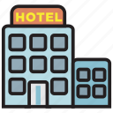 hotel, building, restaurant, service, travel