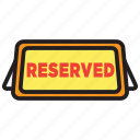 reserved, date, dinner, meal, reserve, table