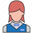 busgirl, girl, hotel, waitress, woman, avatar, cleaner