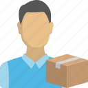 delivery boy, package, parcel, shipment, shipping