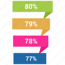 analytics, bar, chart, infographic, ribbon