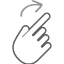 finger, gesture, hand, interactive, right, scroll, swipe 