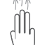 finger, gesture, hand, interactive, scroll, swipe, up 